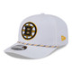 Bruins Youth New Era 9SEVENTY Multi-Rope White SnapBack Cap Image coming soon src=